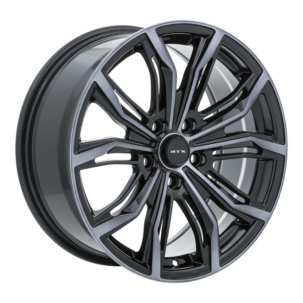 Amazon.com: Alloy Wheel, Black Widow 18x8 5x108 ET40 CB63.4 Black